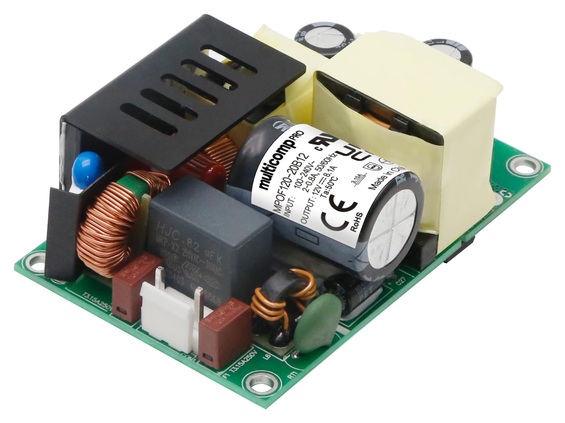 MPOF120-20B12 POWER SUPPLY, AC-DC, 12V, 9.5A MULTICOMP PRO