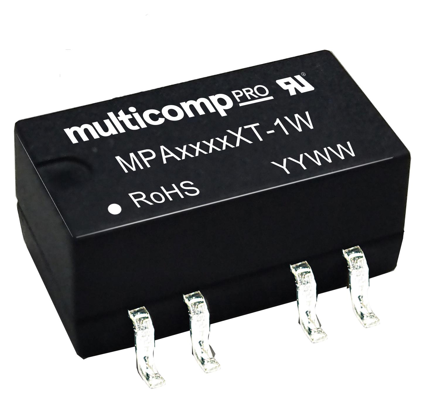 MPA0524XT-1W DC-DC CONVERTER, 2 O/P, 1W MULTICOMP PRO