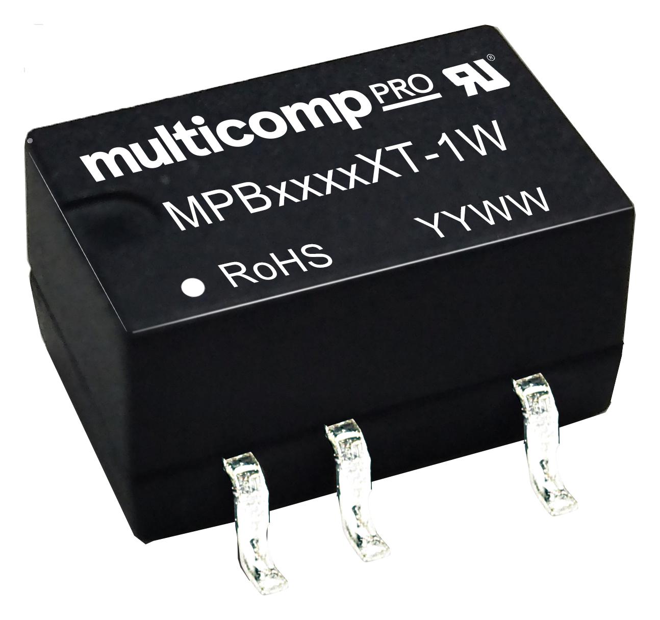 MPB2409XT-1W DC-DC CONVERTER, 9V, 0.111A MULTICOMP PRO
