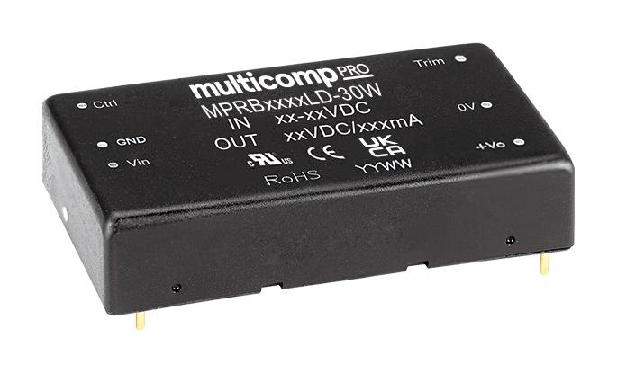 MPRB2415LD-30W DC-DC CONVERTER, 15V, 0.2A MULTICOMP PRO