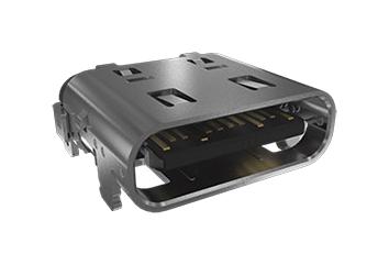 12402073E512A USB CONN, 4.0 TYPE C, RCPT, 24POS, SMT AMPHENOL ICC