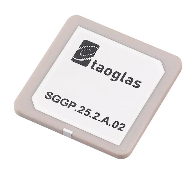 SGGP.25.2.A.02 RF ANTENNA, PATCH, 1.602GHZ, SMD TAOGLAS