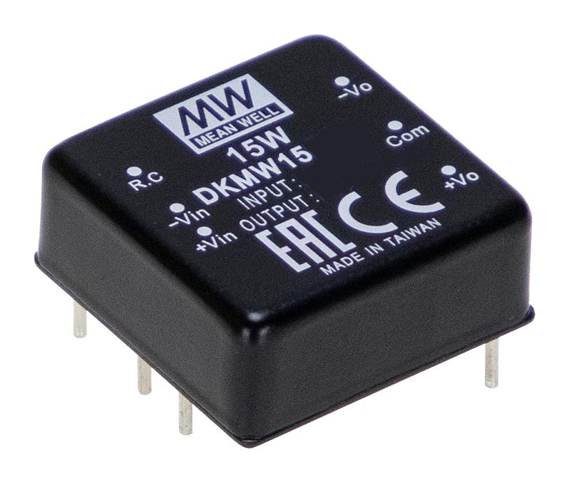DKMW15G-12 DC-DC CONVERTER, 2 O/P, 15W MEAN WELL