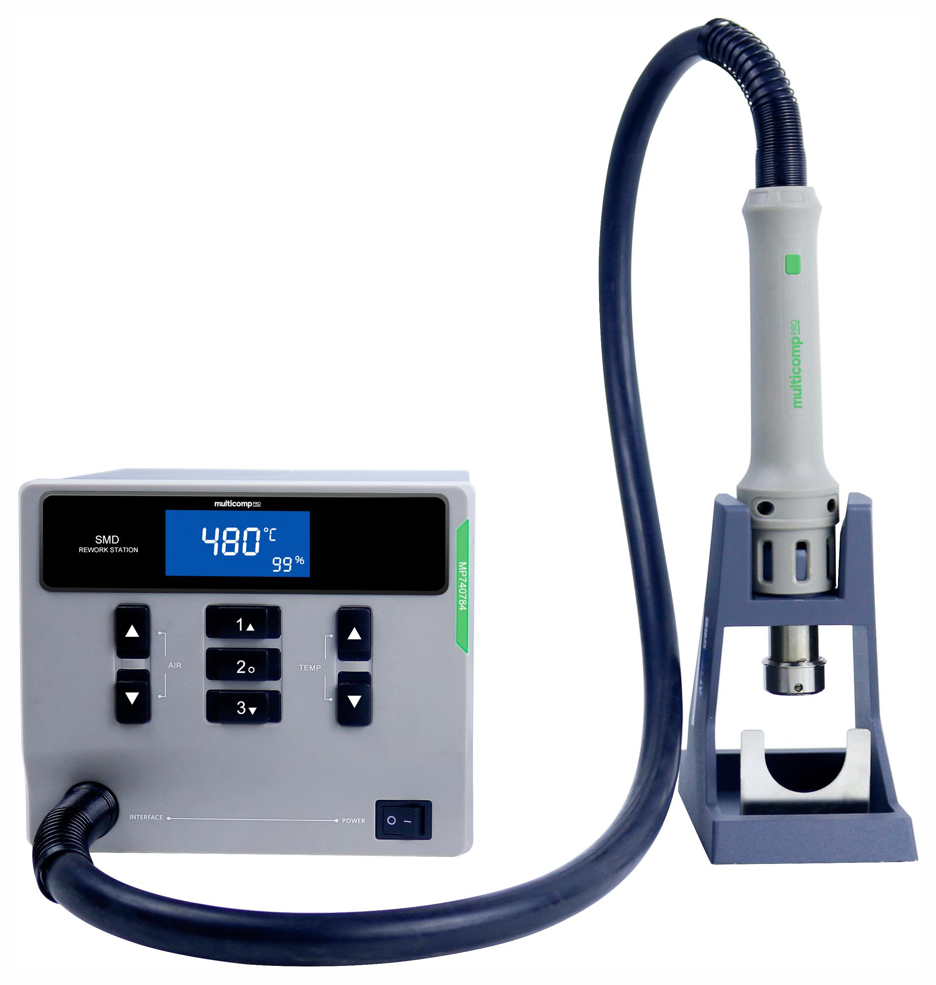 MP740784 EU HOT AIR STATION, 1KW, 230VAC, EU MULTICOMP PRO