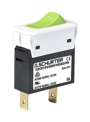 3-128-213 THERMAL CKT BREAKER, 1P, 5A, 240V, PANEL SCHURTER