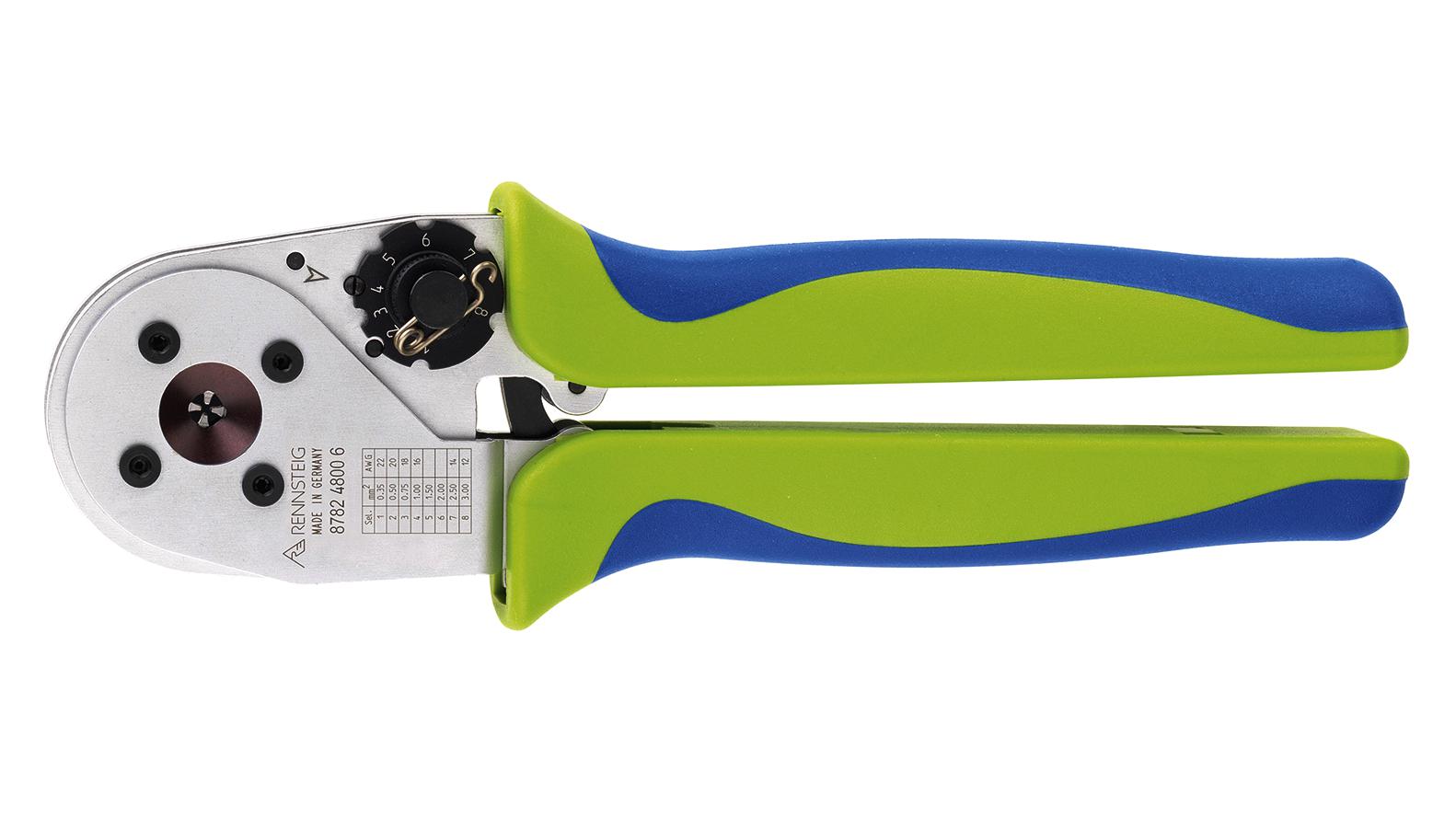 8782 0009 6 FOUR INDENT CRIMPING TOOL, 0.5-3MM2 RENNSTEIG
