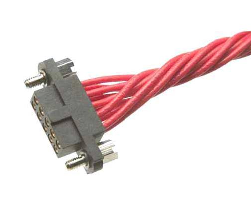 M80-4E14205F1 CONNECTOR, RCPT, 42POS, 2ROW, CRIMP HARWIN