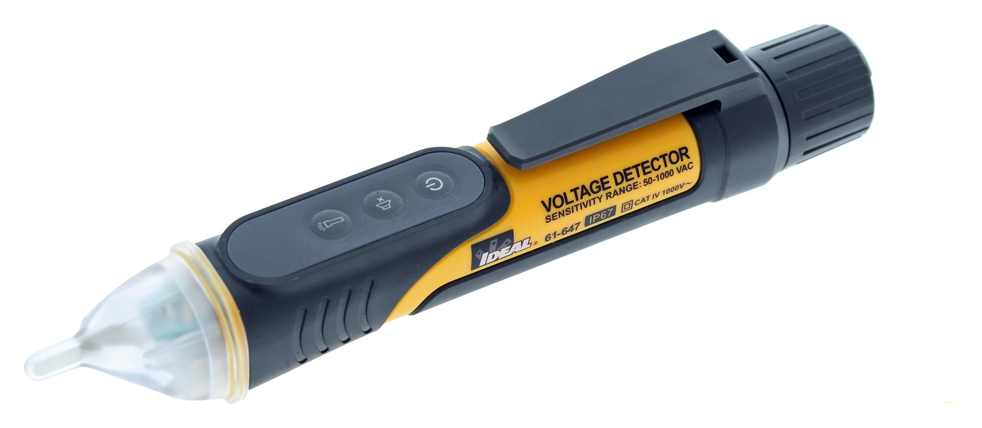 61-647 VOLTAGE TESTER, LED, 50V TO 1KV IDEAL