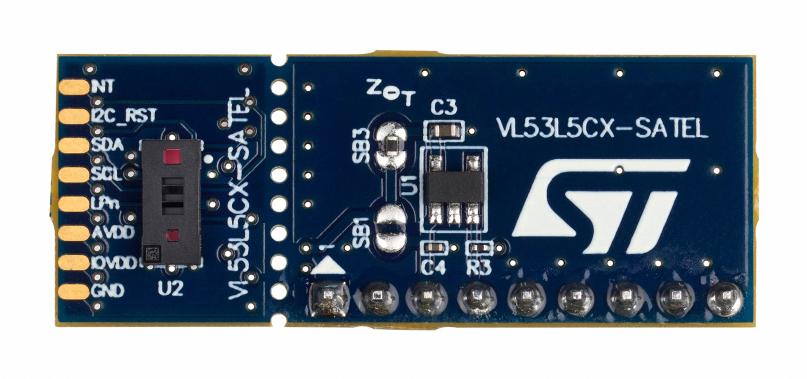 VL53L5CX-SATEL BREAKOUT BOARD, MULTIZONE RANGING SENSOR STMICROELECTRONICS