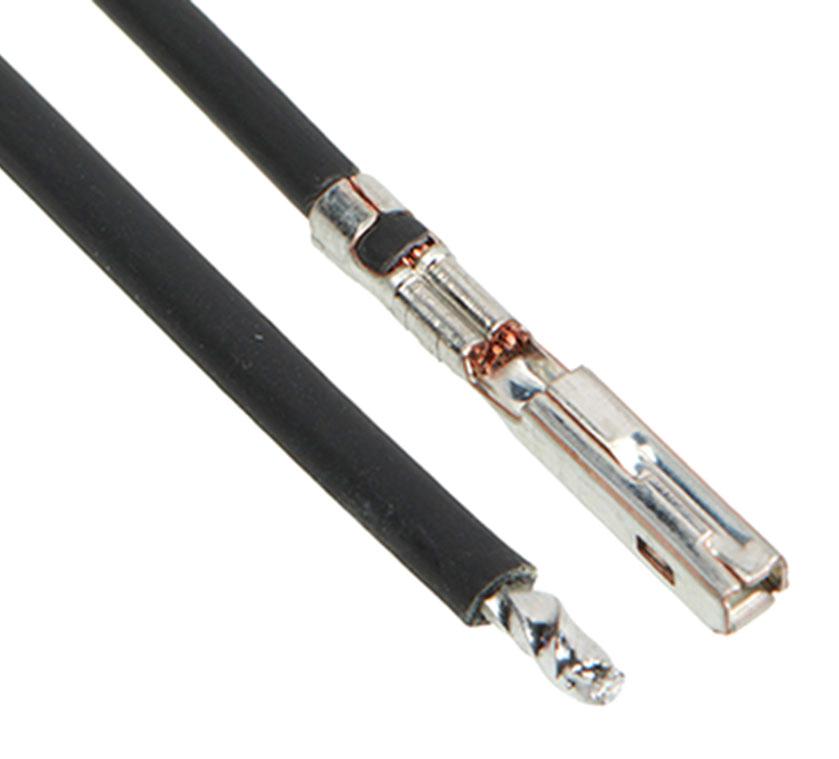 2163011106 CABLE ASSY, SOCKET-FREE END, BLK, 600MM MOLEX