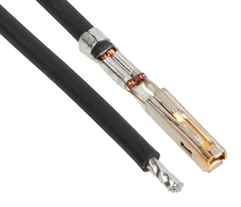 2163011213 CABLE ASSY, SOCKET-FREE END, BLK, 225MM MOLEX