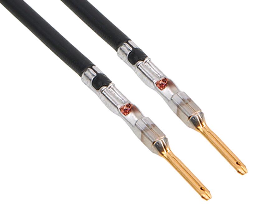 2163021224 CABLE ASSY, CRIMP PIN-PIN, BLK, 300MM MOLEX