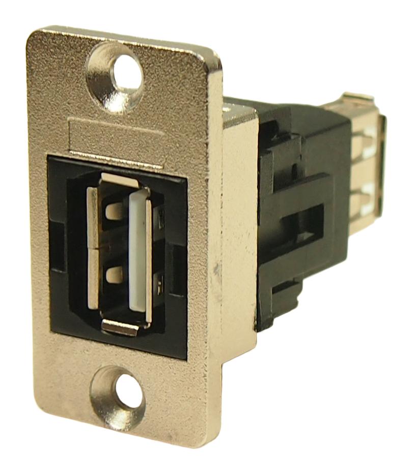 CP30608NM USB ADAPTER, 2.0 TYPE A RCPT-RCPT CLIFF ELECTRONIC COMPONENTS
