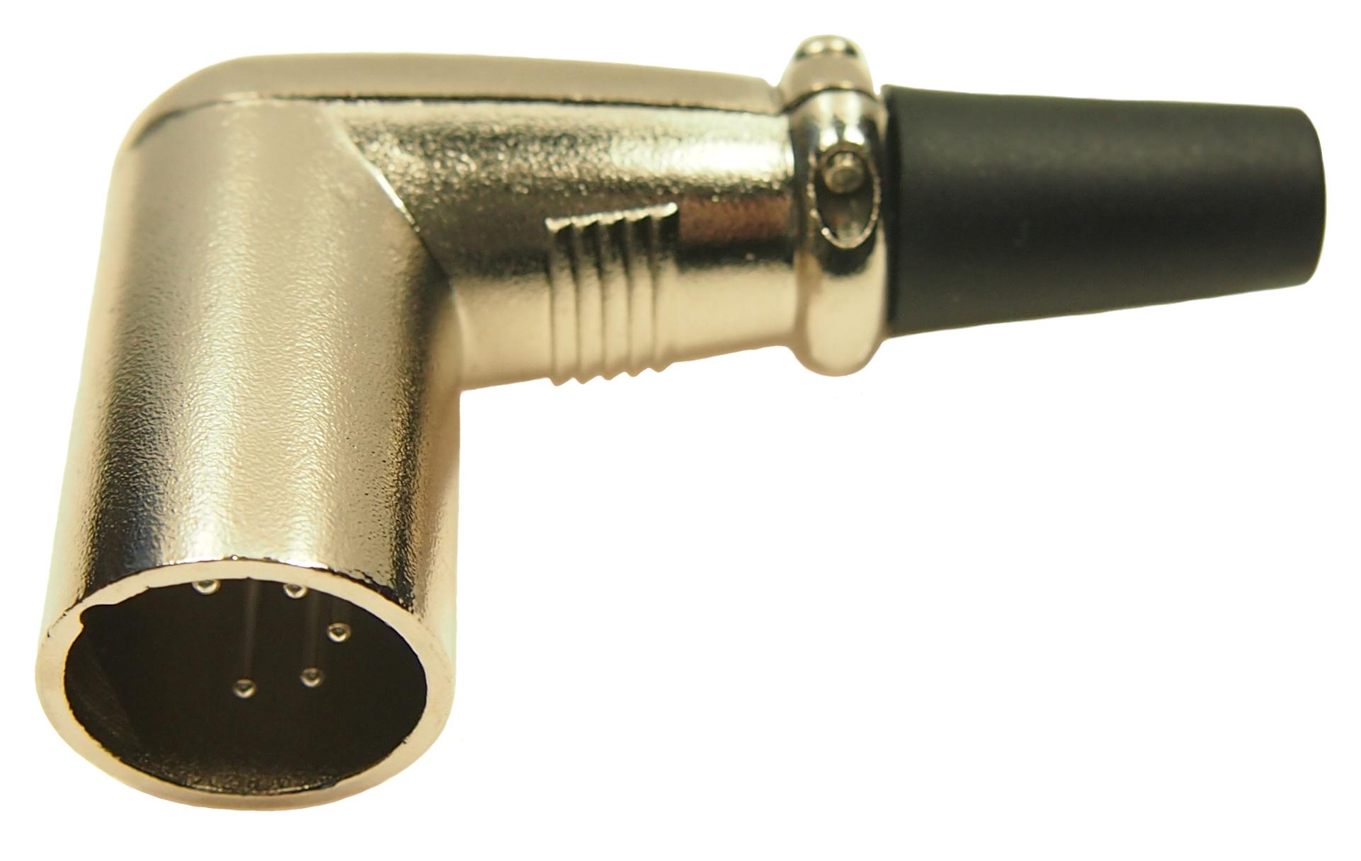 MP60965N XLR CONNECTOR, R/A PLUG, 5POS, CABLE MULTICOMP PRO