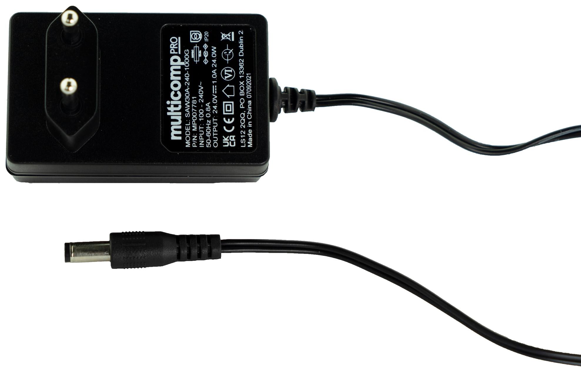 MP007781 ADAPTER, AC-DC, 24V, 1A MULTICOMP PRO