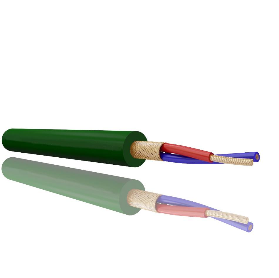 MP007903 MIC CABLE 100M - GREEN MULTICOMP PRO