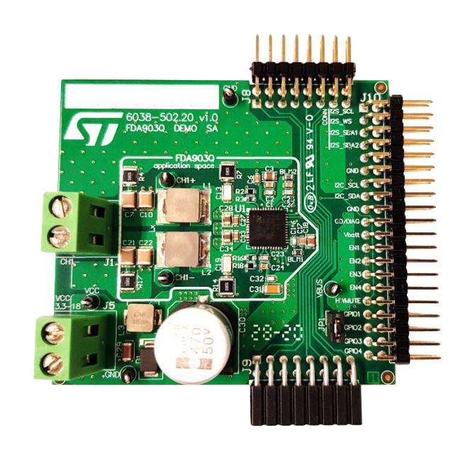 EVAL-FDA903Q-SA EVAL BOARD, CLASS D AUDIO PWR AMPLIFIER STMICROELECTRONICS
