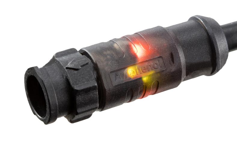 LAD-05BMMM-QL8D02 CIR CABLE, 5P PLUG-FREE END, 2M, BLK AMPHENOL LTW