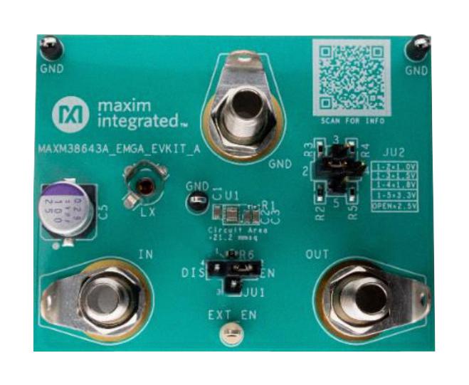 MAXM38643AEVK#EMGA EVAL KIT, STEP DOWN DC / DC CONVERTER MAXIM INTEGRATED / ANALOG DEVICES