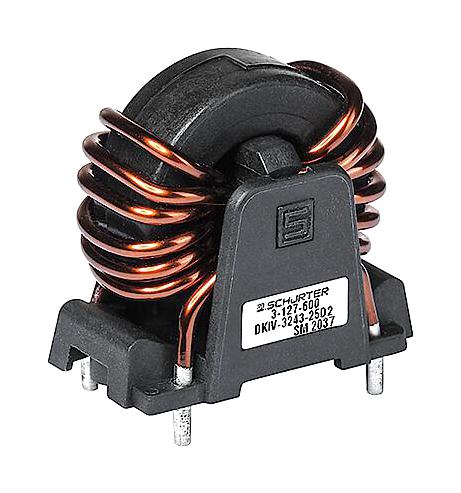 3-127-622 COMMON MODE CHOKE, 7300UH, 16A SCHURTER