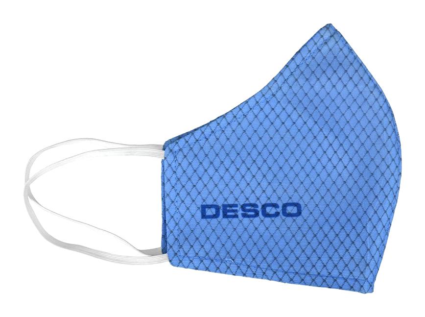 97553 FACEMASK, STATIC DISSIPATIVE, BLUE, L-XL DESCO