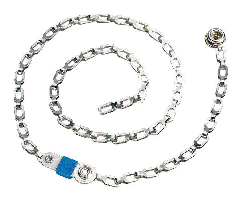 14000 DRAG CHAIN, 1MOHM, NATURAL, SOCKET, 24" DESCO