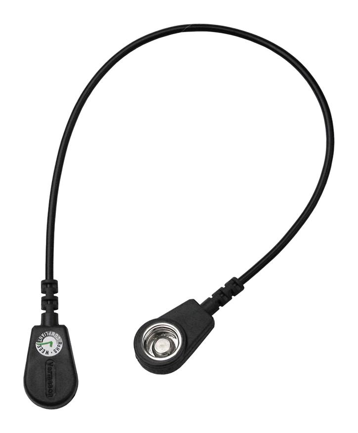 230475 GROUND CORD, BLACK, 250MM, SOCKET DESCO EUROPE (FORMERLY VERMASON)