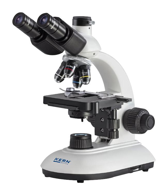 OBE 104 MICROSCOPE, TRINOCULAR, 4X/10X/40X KERN