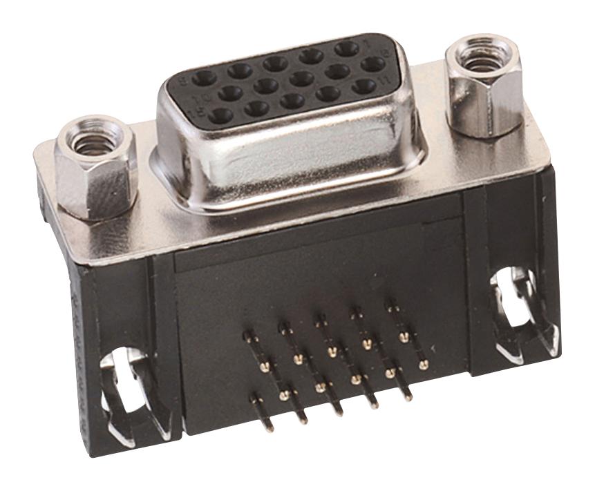 618015331023 HD-D SUB CONN, R/A PLUG, 15POS, DE, SLDR WURTH ELEKTRONIK
