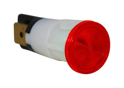 MP008577 NEON INDICATOR, RED, 13MM, DOME, 250VAC MULTICOMP PRO