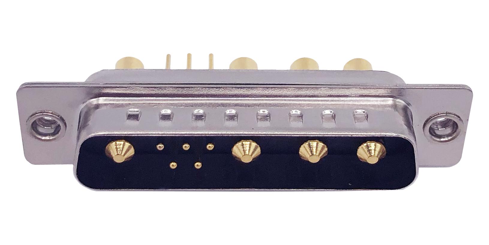 681M9W4103L111 COMBO D-SUB CONN, PLUG, DB-9W4, TH NORCOMP