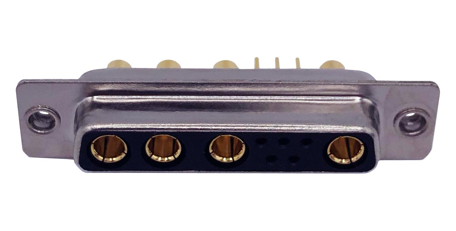 681M9W4203L101 COMBO D-SUB CONN, RCPT, DB-9W4, TH NORCOMP