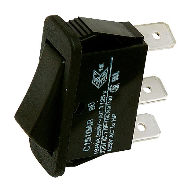 C1520ALAAE ROCKER SWITCH, ON-OFF-ON, SPST,NON ILLUM BULGIN LIMITED