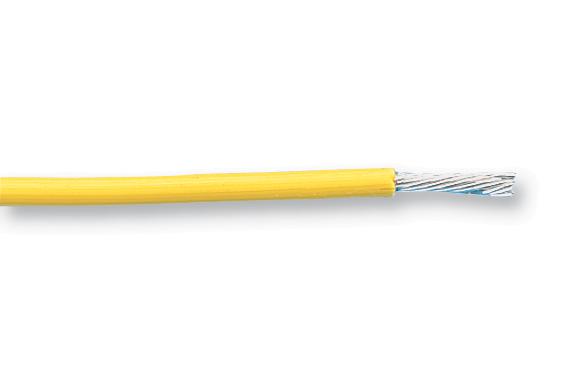 SPC00444A006 100M WIRE, PTFE, A, YELLOW, 19/0.15MM, 100M BRAND REX