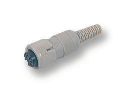 MAK 5100 S 45 SOCKET, DIN, FREE, 45DEG, 5PIN HIRSCHMANN