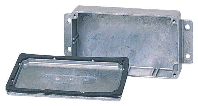 456-0010 BOX, DIECAST, IP66, FLANGED DELTRON ENCLOSURES