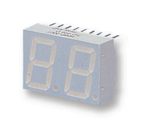 HDSP-521G LED DISPLAY, DUAL, 0.56", GREEN BROADCOM