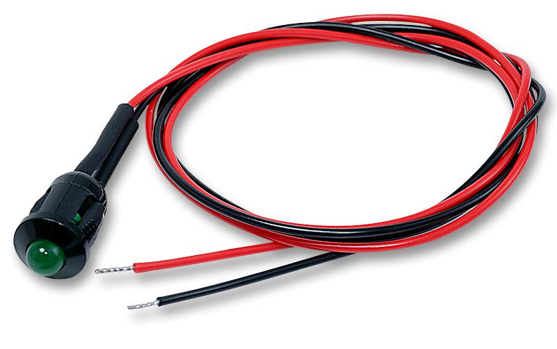 T000225 LED INDICATOR, PANEL MNT, 8MM, YELLOW CML INNOVATIVE TECHNOLOGIES