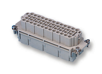 0932 018 3101 INSERT, FEMALE, HAN18EE, CRIMP HARTING