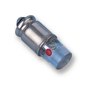 205-501-21-38 LED, MID GROOVE, 12V, RED MARL