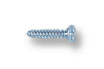 N60.750 KRSTABZ100- SCREW, POZI, CSK, STEEL, #6X3/4, PK100 TR FASTENINGS