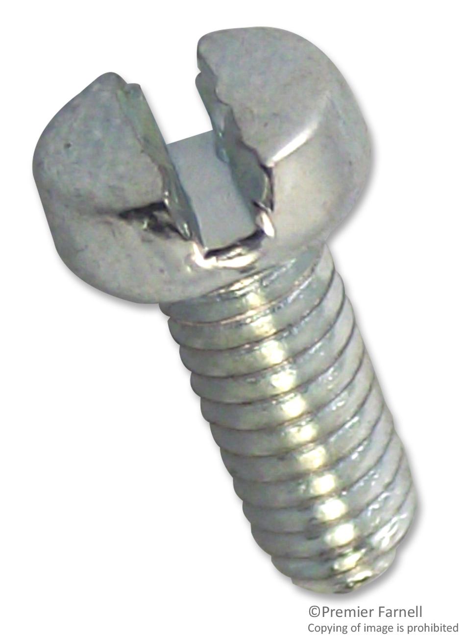 M410 CSSTMCZ100- SCREW, SLT, CHEESE, STEEL, M4X10, PK100 TR FASTENINGS