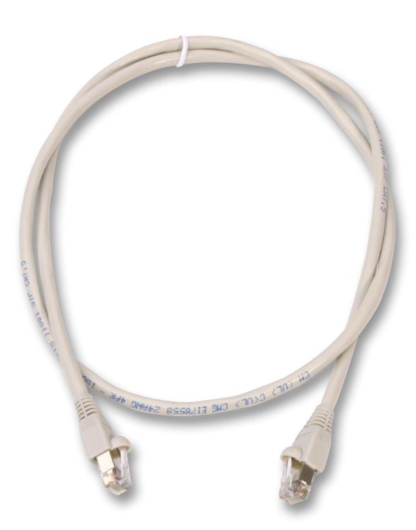 2961-2 PATCH LEAD, CAT5E, UTP, BEIGE, 2M VIDEK