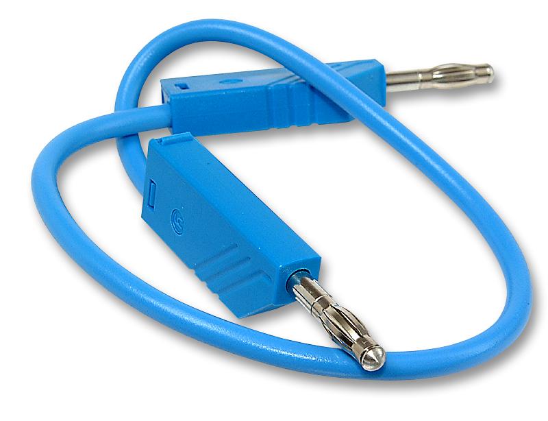 934066102 TEST LEAD, BLUE, 2M, 60V, 32A HIRSCHMANN TEST AND MEASUREMENT