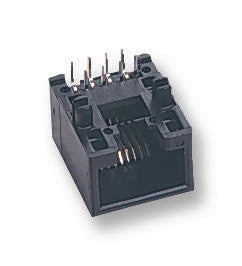 95501-2881 MODULAR, JACK, THT, R/A, RJ45, 8P8C MOLEX