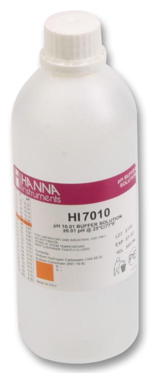 HI-7010L PH BUFFER, 10.01, 500ML HANNA INSTRUMENTS