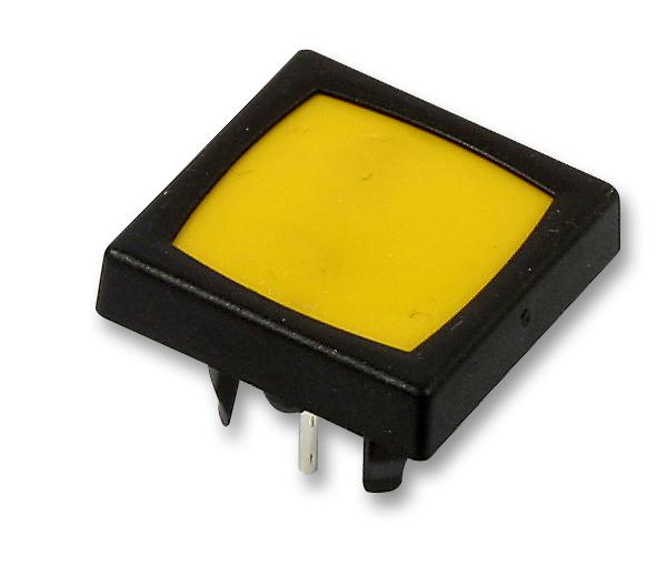 12411100791 SWITCH, SPNO, SQUARE, YELLOW SCHURTER
