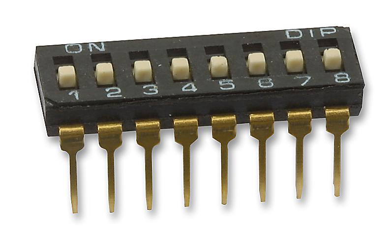 MCNDI-08S SWITCH, DIL, LOW, 8WAY MULTICOMP PRO