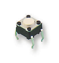 B3F-1025 SWITCH, 6X6, SPNO, 260GF OMRON