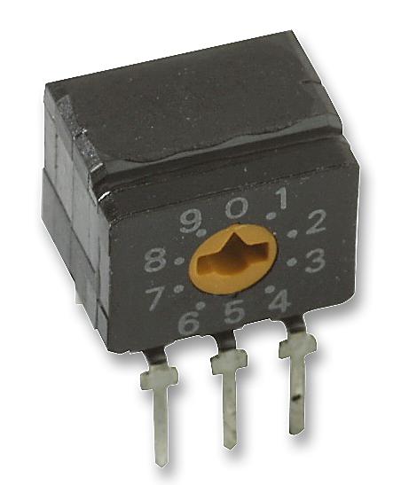 A6C-10R(N) SWITCH, 10 POS, BCD, HORIZ OMRON